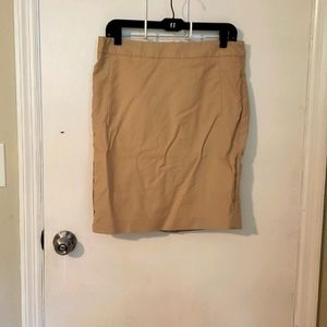 The Limited (2015) Kaki Pencil Skirt